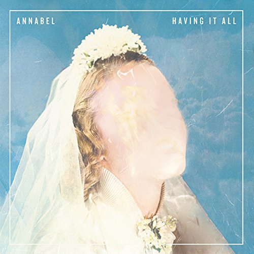 Album cover featuring a woman in a white wedding veil against a blue background.