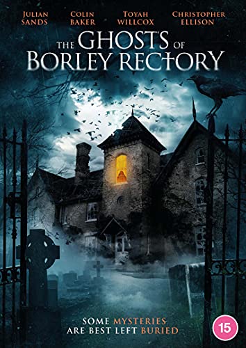 DVD cover for "The Ghosts of Borley Rectory" featuring a haunted house.