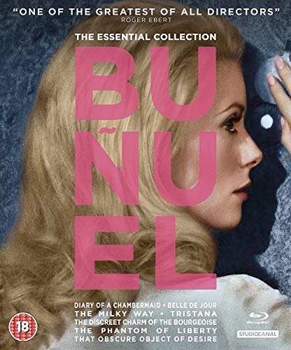 Blu-ray cover art featuring a profile portrait of a blonde woman with pink text.