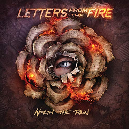 CD cover: fiery rose with an eye at the center.
