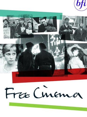 DVD cover for "Free Cinema" featuring black and white film stills.