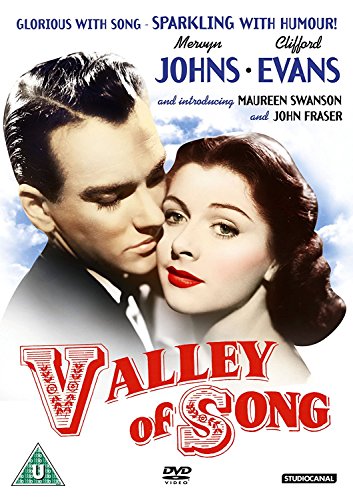 Valley Of Song" DVD cover featuring actors Johns Evans and Maureen Swanson.