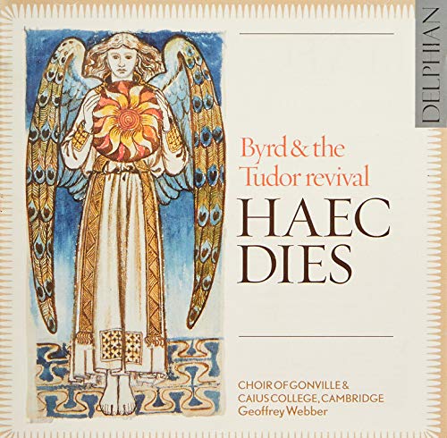 CD cover featuring an angel holding a sun, with text "Byrd & the Tudor revival".