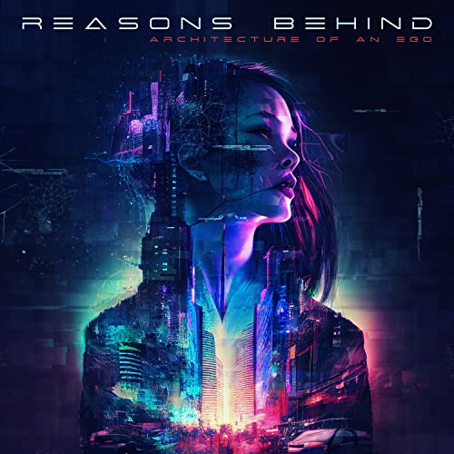 CD cover art: woman’s face merging with a futuristic cityscape.