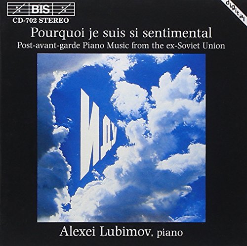 Black CD cover with blue sky, white clouds, and abstract white shapes.