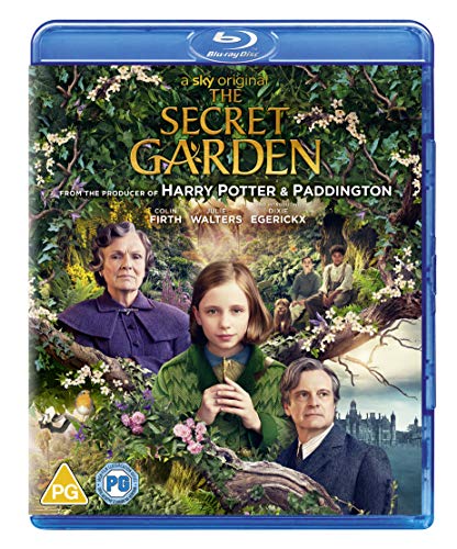 "Blu-ray case with 'The Secret Garden' cover art featuring three main characters."