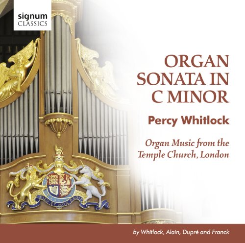 CD cover featuring a golden organ pipe facade and red text.