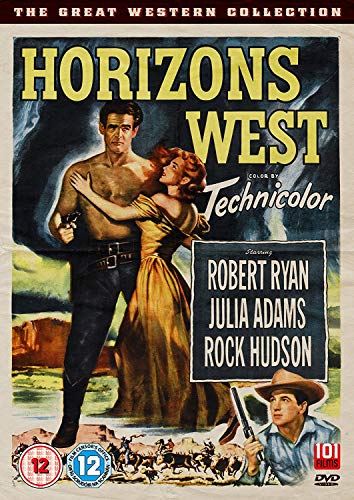 Horizons West" DVD cover featuring a cowboy embracing a woman.