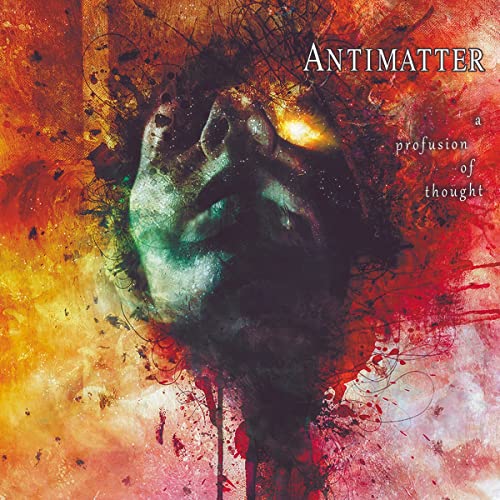 CD cover: abstract portrait with swirling paint and distressed textures.