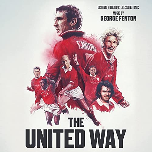 LP cover for "The United Way" soundtrack featuring soccer players.