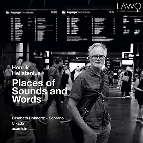 CD cover featuring portraits and a blurred airport departure board.