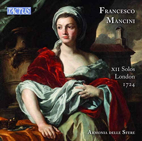 "CD cover featuring a classical painting of a woman in red and white dress."