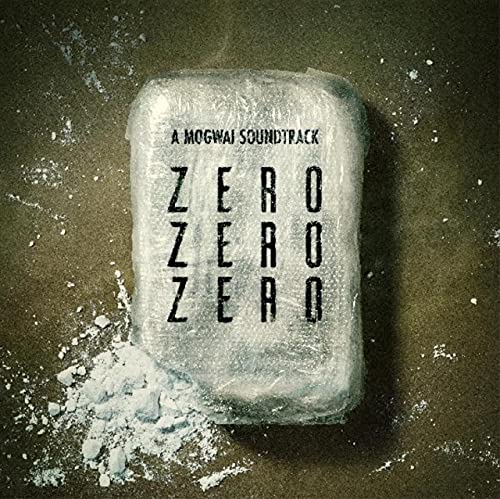 White vinyl record for Mogwai’s “Zerozerozero” soundtrack, with textured cover.