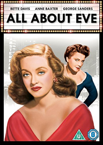 DVD cover for All About Eve featuring portraits of Bette Davis and Anne Baxter.