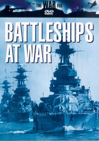DVD cover featuring three gray battleships at sea under a blue tone.