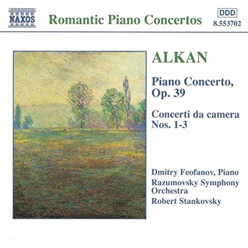 CD cover: painting of trees, text listing "Alkan" and performers’ names.