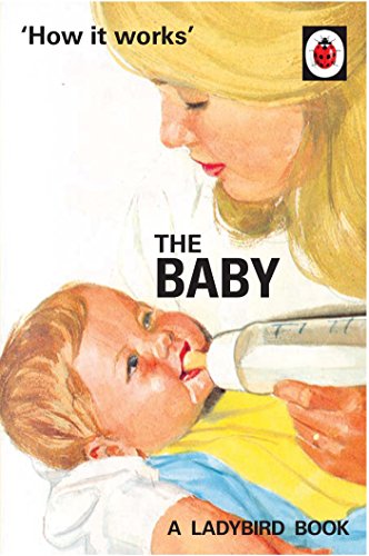 "Book cover showing a mother bottle-feeding a baby, with Ladybird logo."