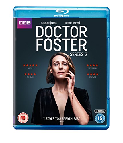 "Blu-ray case for 'Doctor Foster Series 2' featuring a woman on the phone."