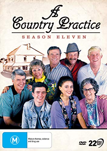 "A Country Practice Season 11 DVD cover featuring a group of smiling actors."