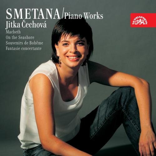 CD cover featuring a smiling woman sitting on the floor, wearing a white tank top.