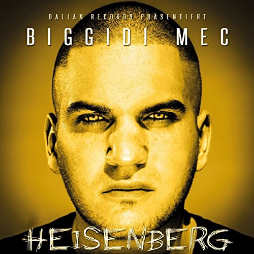CD cover for Biggidi Mec’s “Heisenberg” featuring a portrait of the artist.