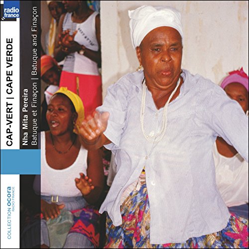 CD cover featuring Nha Mita Pereira, a woman in white, performing.