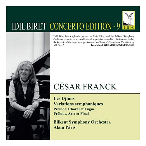 CD cover featuring pianist Idil Biret and composer César Franck’s work.