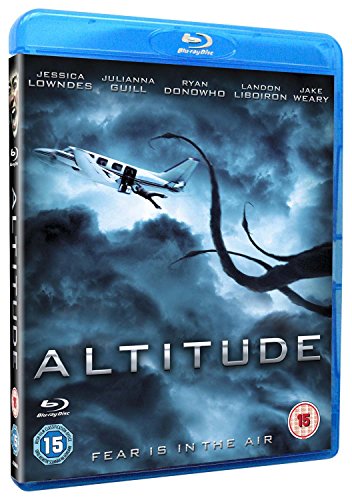 Altitude" Blu-ray case featuring a plane, tentacles, and stormy sky.