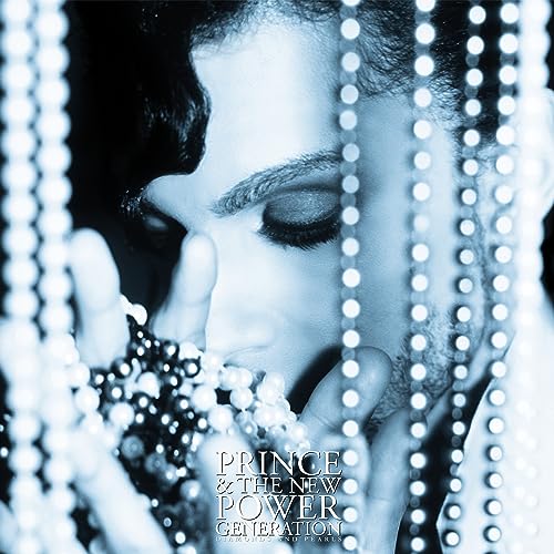 Prince album cover, "Diamonds and Pearls", with beaded curtain effect.