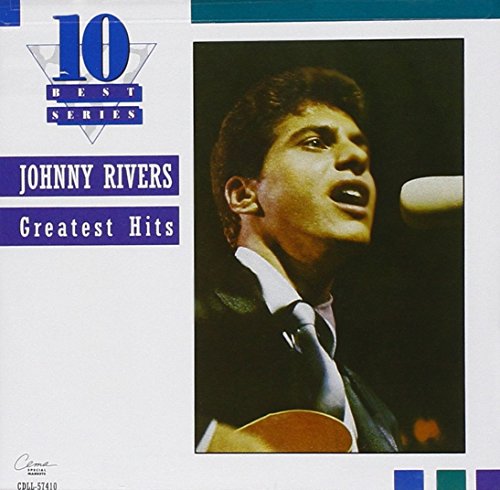 Johnny Rivers “Greatest Hits” CD cover featuring a portrait of the singer.