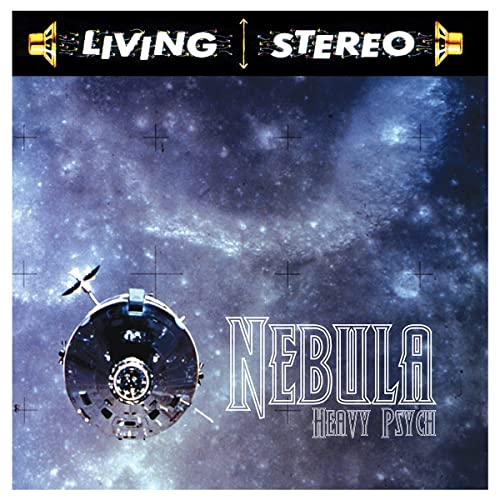 Album cover: nebula space scene with spacecraft and band name "Nebula".