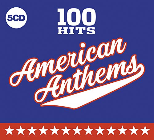 Five-CD set cover with "100 Hits - American Anthems" text and stars.