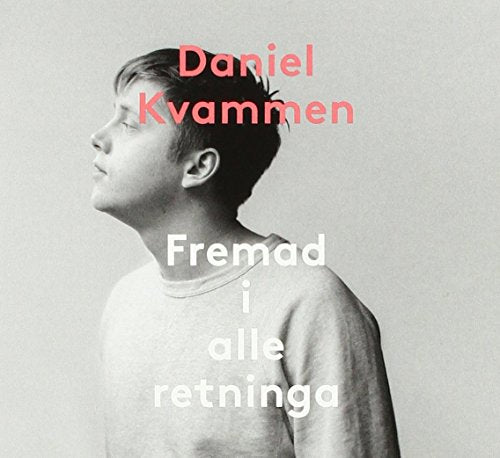 "Black and white album cover with a man and text overlay."