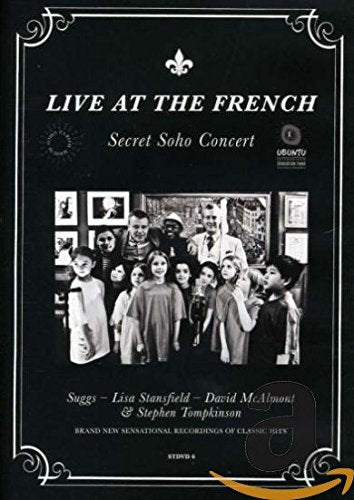 DVD cover for "Live At The French" concert, black and white with portraits.