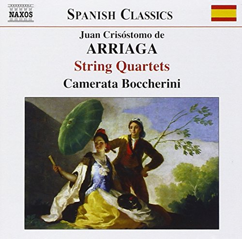 CD cover for Arriaga’s String Quartets by Camerata Boccherini, with painting.