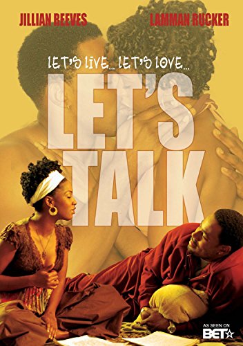 DVD cover for "Let's Talk" featuring two Black people in intimate poses.