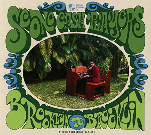 CD cover: "Scone Cash Players - Brooklyn To Brooklin" with a man at an organ.