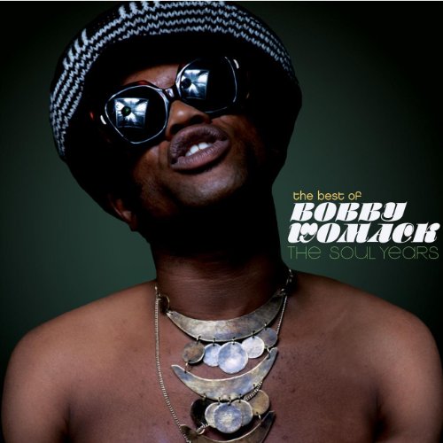 Bobby Womack album cover featuring a portrait of the artist in sunglasses.
