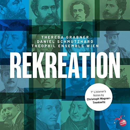 CD cover featuring portraits of composers and the title "Rekreation.