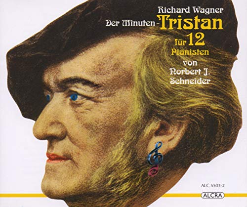 CD cover: Portrait of Richard Wagner with musical notation detail.