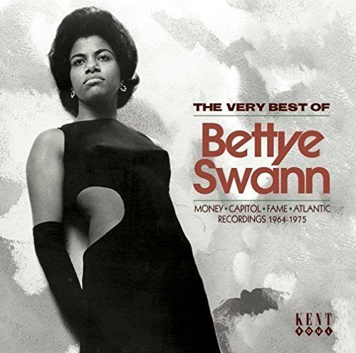 "CD cover featuring a black-and-white photo of Bettye Swann in a black dress."