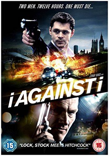 DVD cover for "I Against I" featuring two men holding guns amidst explosions.
