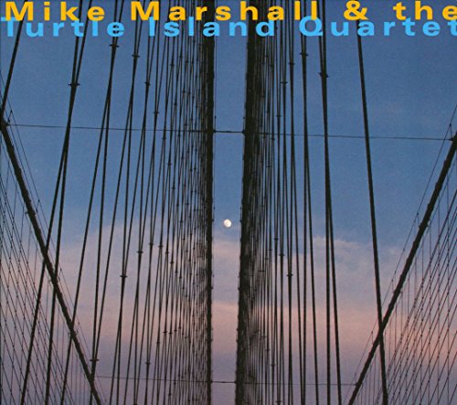 CD cover with blue sky, bridge cables, and a small moon.