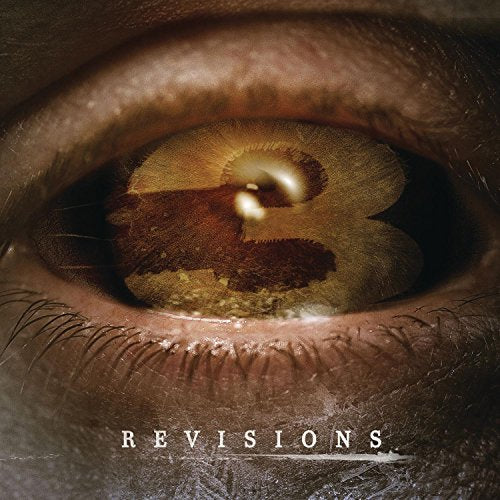 "Close-up of an eye with a four-leaf clover in the iris, 'Revisions' text below."