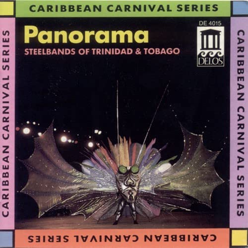CD cover for Panorama Steelbands of Trinidad & Tobago, featuring a colorful bird.