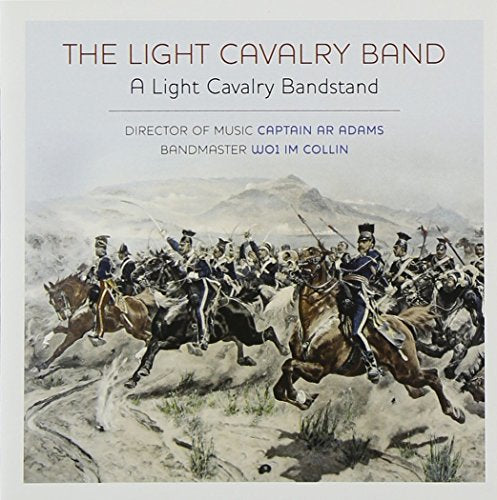"CD cover art featuring soldiers on horseback in a battle scene."
