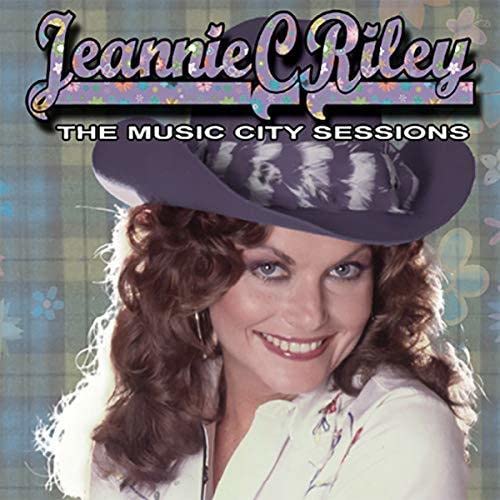 Jeannie C. Riley album cover featuring a smiling woman in a cowboy hat.