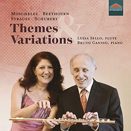 CD cover featuring Luisa Sello and Bruno Canino, with a flute.