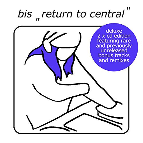 CD cover for Bis’ “Return to Central (Deluxe)” with abstract hand art.