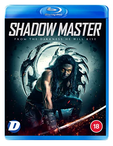Hanuman Shadow Master" Blu-ray cover featuring a crouching figure with a sword.